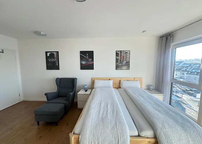 アパート Helles Mit Weitblick, Doppelbett, Zentrumsnah